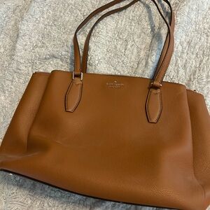 Kate Spade Tan Tote Bag with Spacious Interior